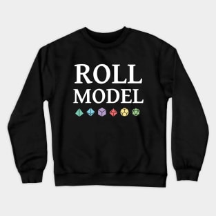 D&D Dice Roll Model Crewneck Sweatshirt